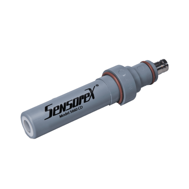 Flacher pH-Sensor aus CPVC für 3/4' - S660CD von Sensorex Process