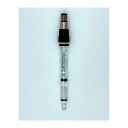 Sensor de pH de cuerpo de vidrio Sensorex GT100: diámetro de 12 mm, longitud de 120 mm, rango de pH de 0-14, junta de PTFE única