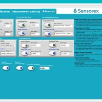 Software für die Benutzeroberfläche des Sensorex Smart Sensor